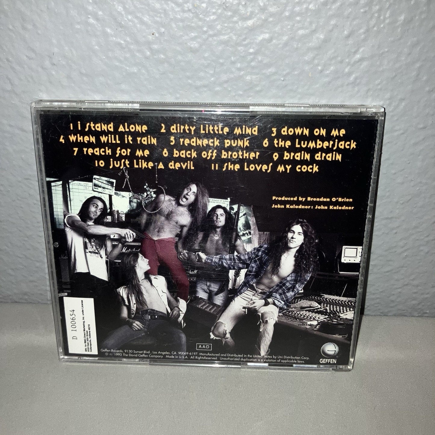 Cd Used Jackyl Band Self-Titled First Album Direct Release Disc Near Perfect