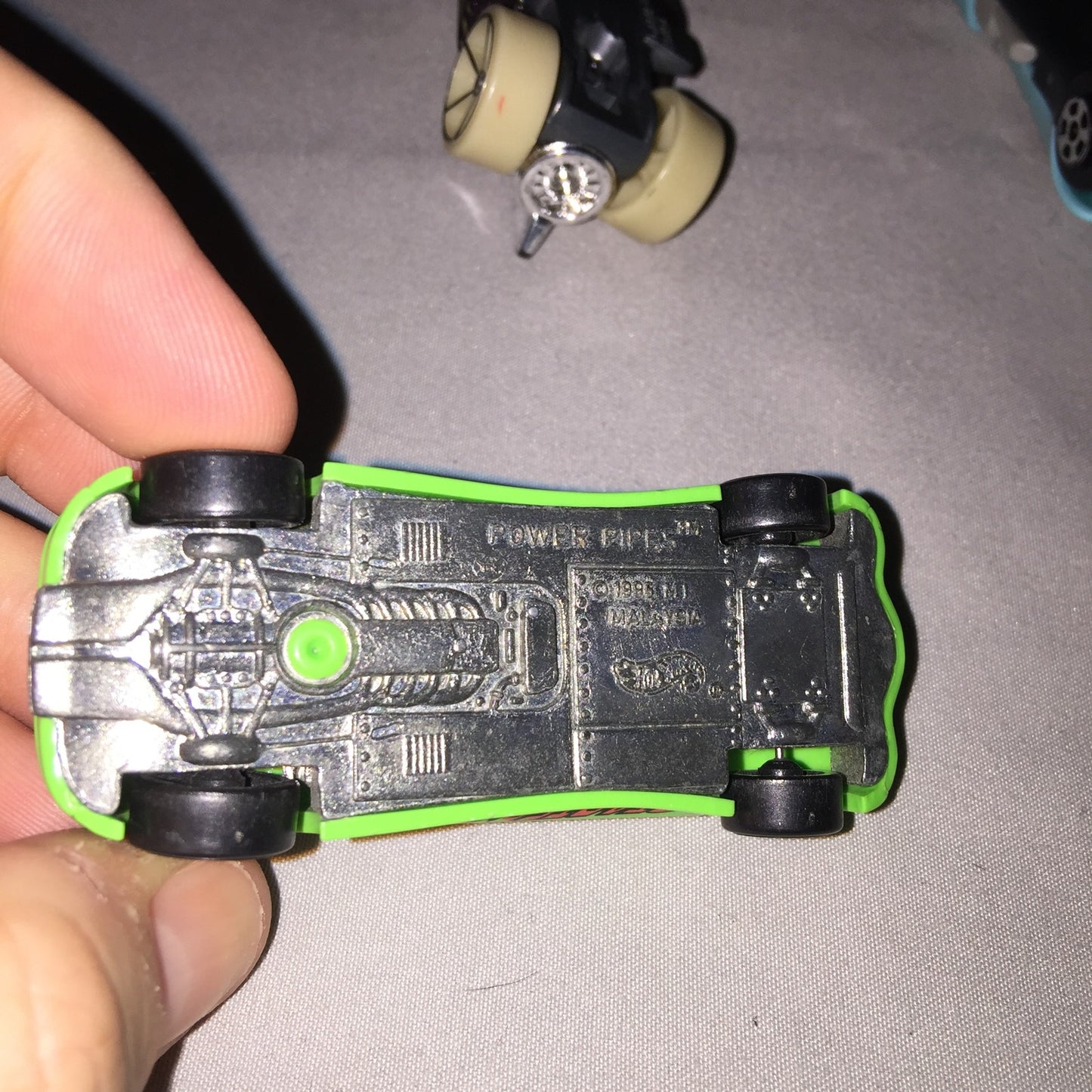 Hot Wheels 1995 Power Pipes / 2018 FYB42 Tur-boned Charged / 2019 Twin Mill Toy