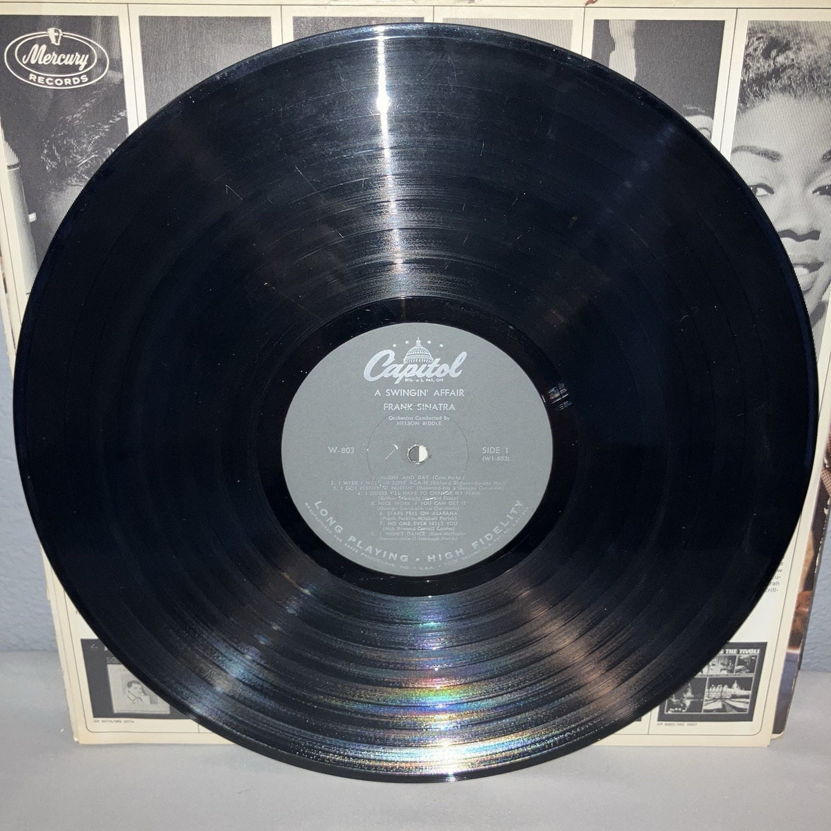 Vinyl Record Frank Sinatra A Swingin’ Affair! / The Voice Works See Pics / Info