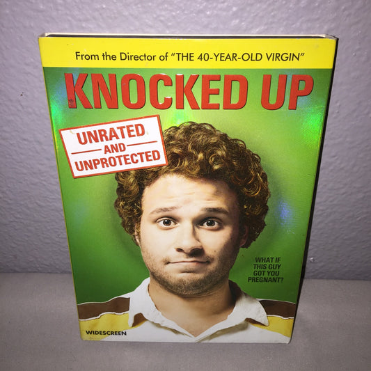 Dvd Used Knocked Up Unrated W Slipcover Bonus Feats Seth Rogen *Great Condition*