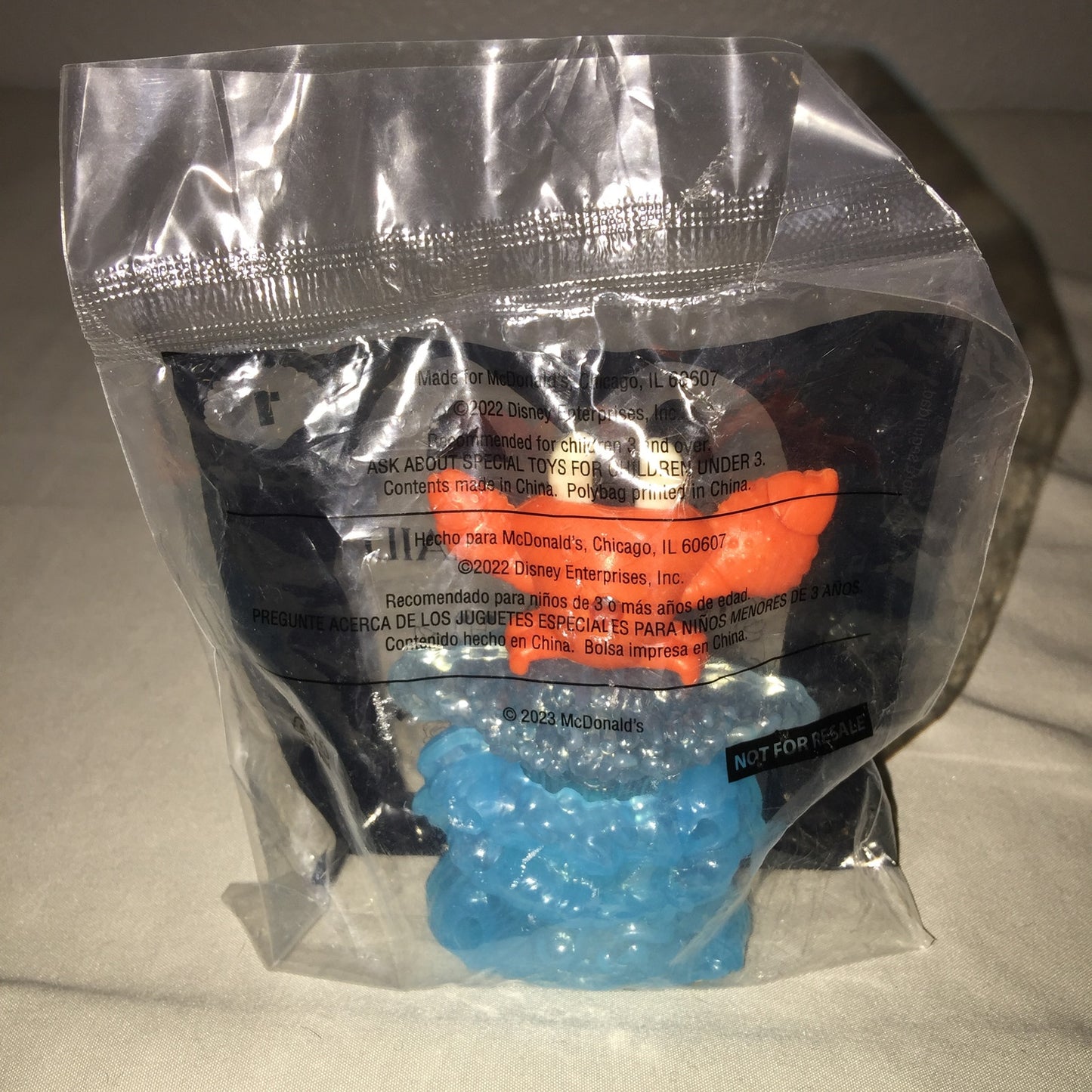 The Little Mermaid New Version Sebastian 1 Sealed 1 Open McDonald's FF Toy Lot