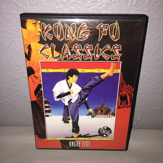 Dvd Used Kung Fu Classics Angry Fist Shaolin Cinema Vintage Martial Arts Movie