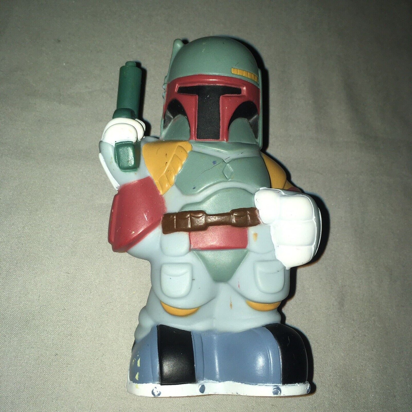 Star Wars Boba Fett 2008 Vinyl Plastic Bath Toy Lucasfilm Ltd *Used See Info*