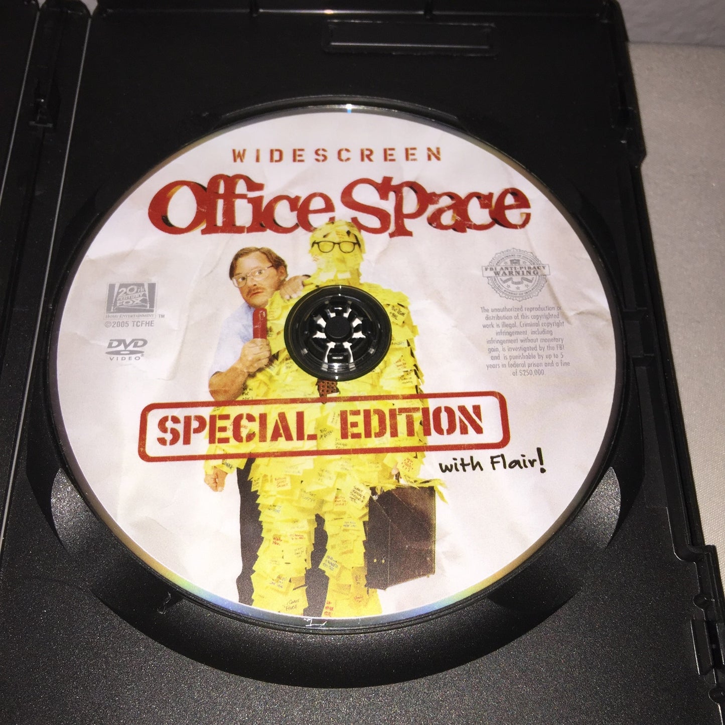 Dvd Used Office Space Special Edition One Disc Jennifer Aniston Ron Livingston
