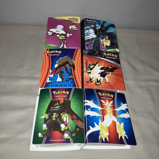 Pokemon Card Mini Binder Lot Celebi Pikachu Snorlax Eevee Lugia Lunala Solgaleo