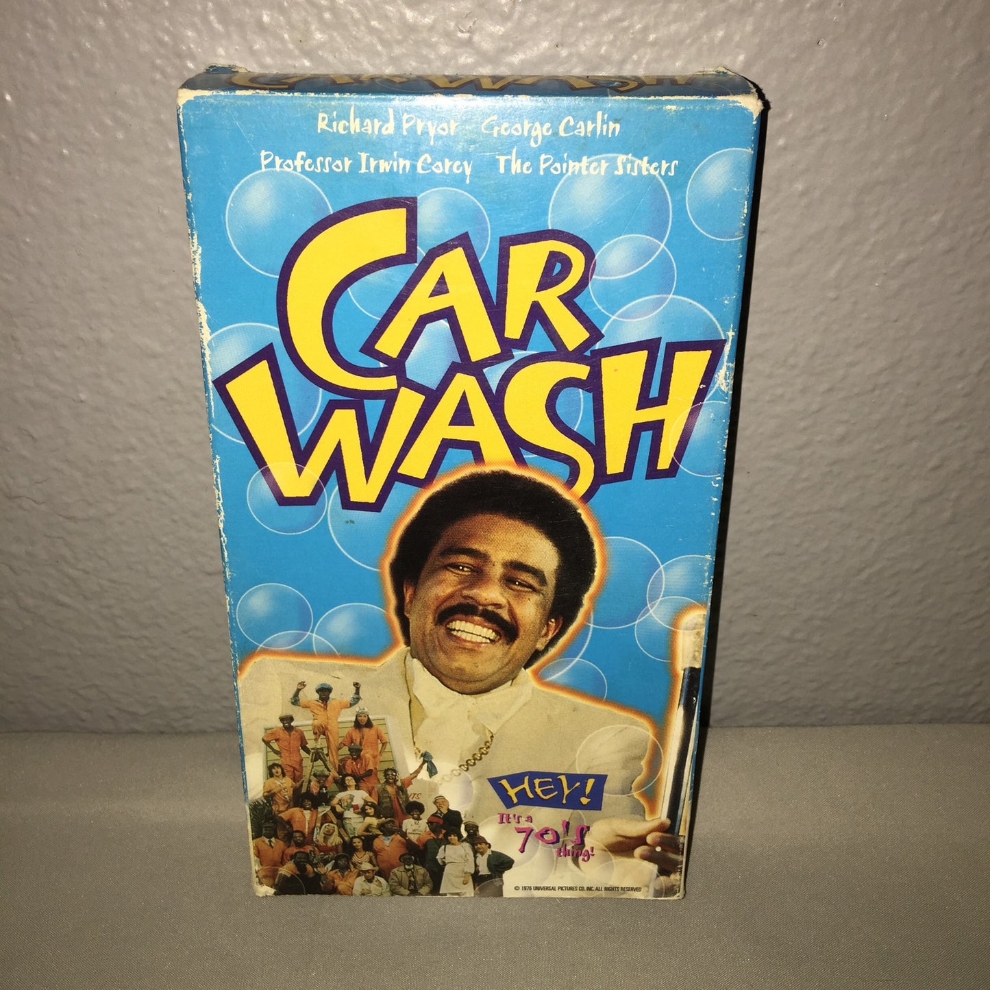Vhs Used Car Wash Tape Richard Pryor George Carlin 1976 70's Movie 1996 Vhs Tape