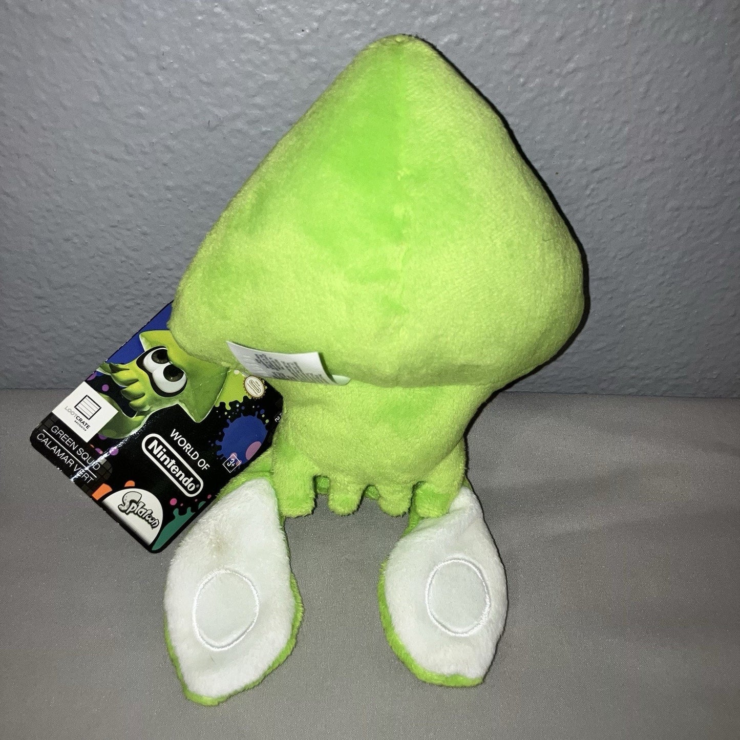 Plush New Splatoon Squid 8" Green Lootcrate Exclusive Nintendo Jakks Pacific