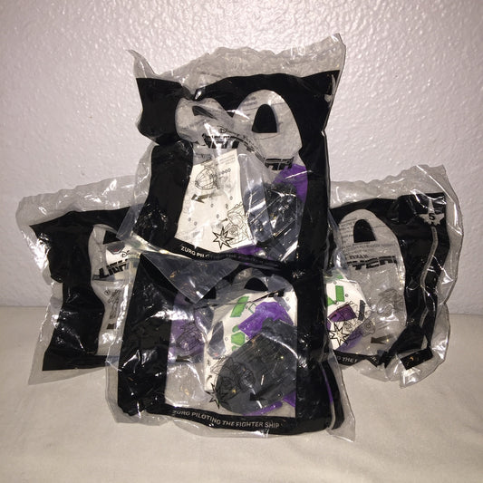 New 4 Buzz Lightyear Zurg Piloting The Fighter Ship #5 McDonald's FF Toy Lot