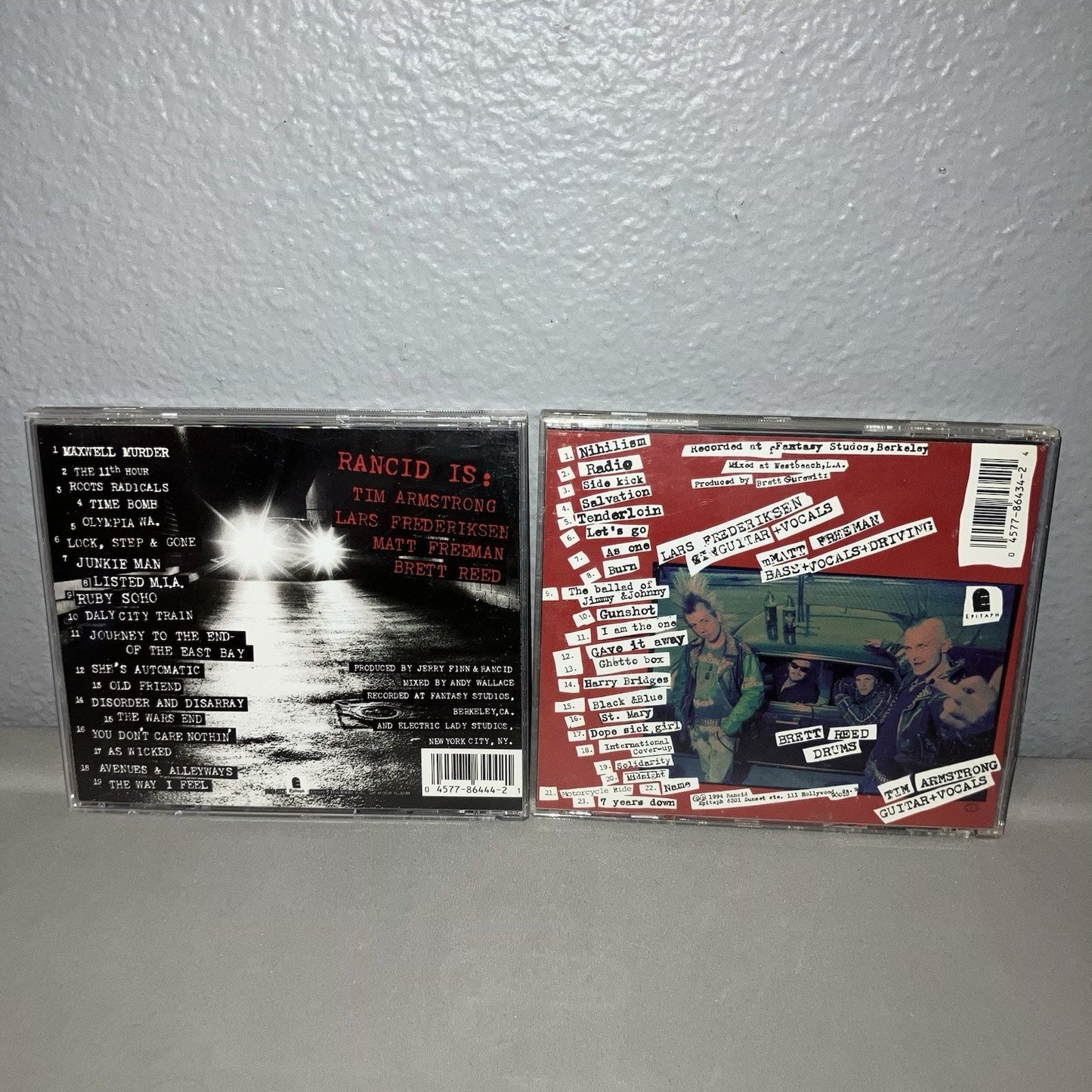 Cd Used Rancid And Out Come the Wolves / Let’s Go / Life Won’t Wait Lot See Pics