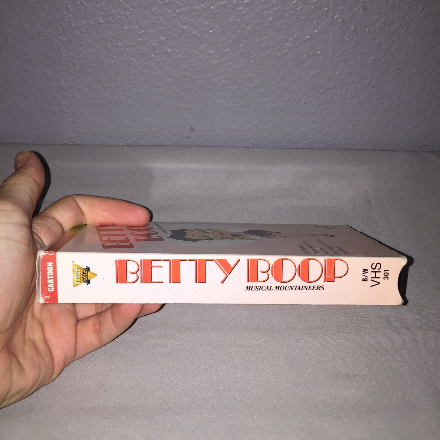 Vhs Used Betty Boop Musical Mountaineers Single Tape Troy Gold Viking Video