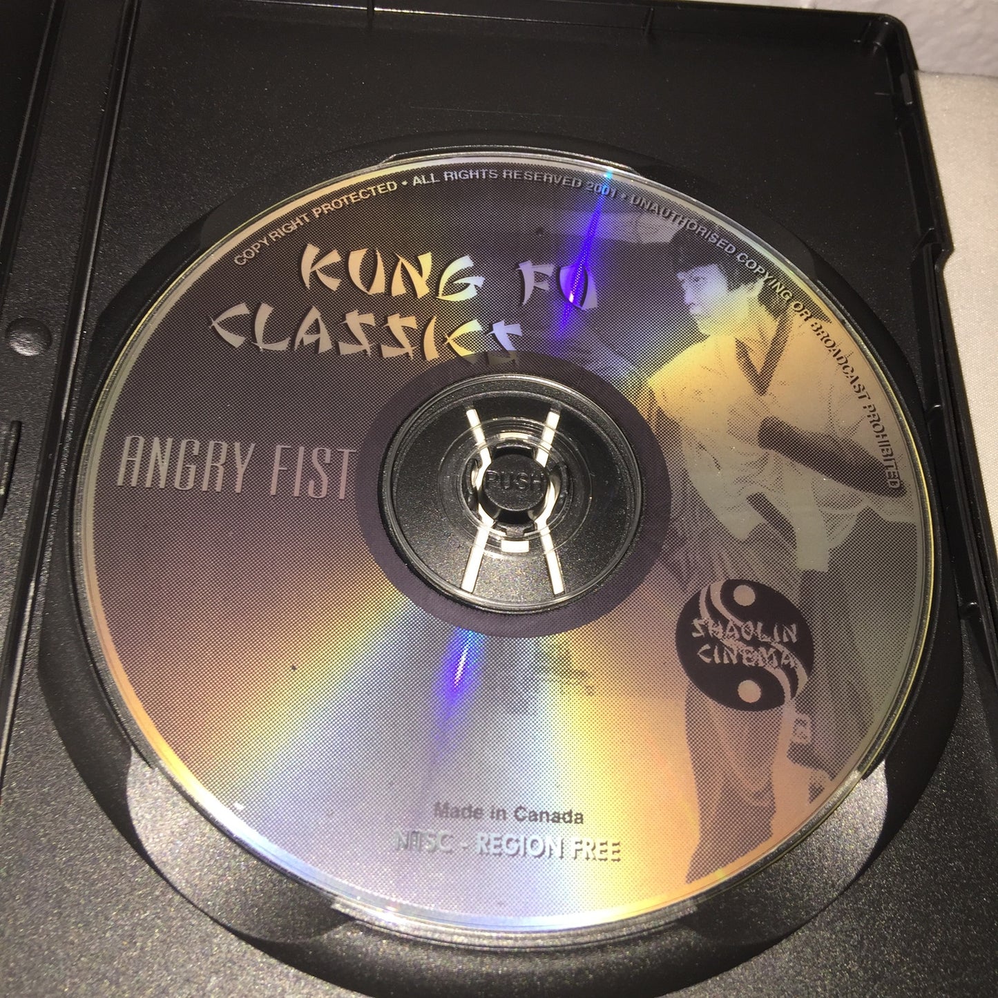 Dvd Used Kung Fu Classics Angry Fist Shaolin Cinema Vintage Martial Arts Movie