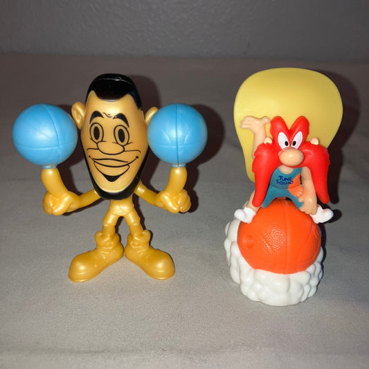 New Space Jam Lebron James Basketball Sonic FF Toy / Yosemite Sam Rolling Figure