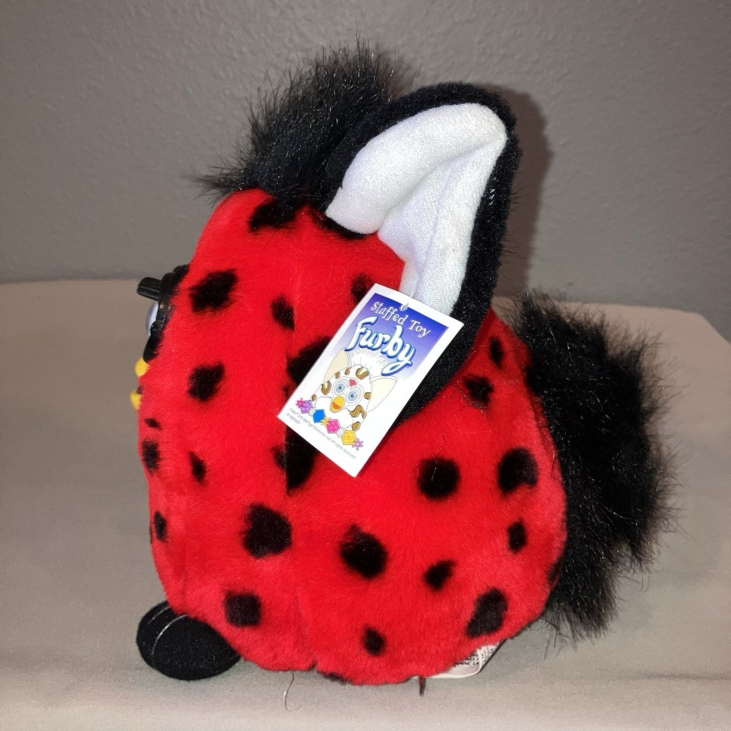 Red Lady Bug Furby 10” Plush Vintage 1999 With Tags *Light Scratches No Hanger*