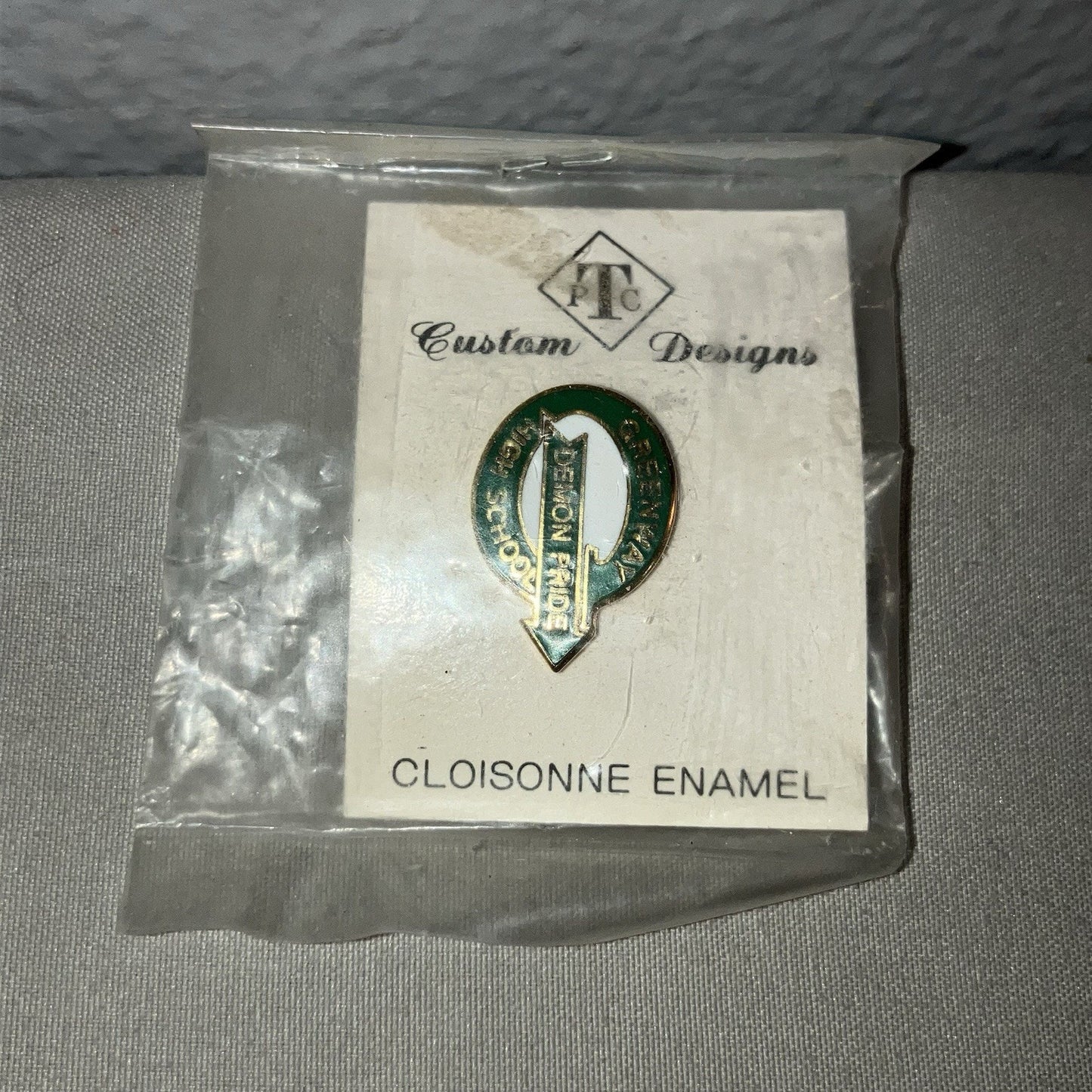 Greenway High School Demons 5 Vtg Large T Lot + New Pin School Mascot *1 T is XL