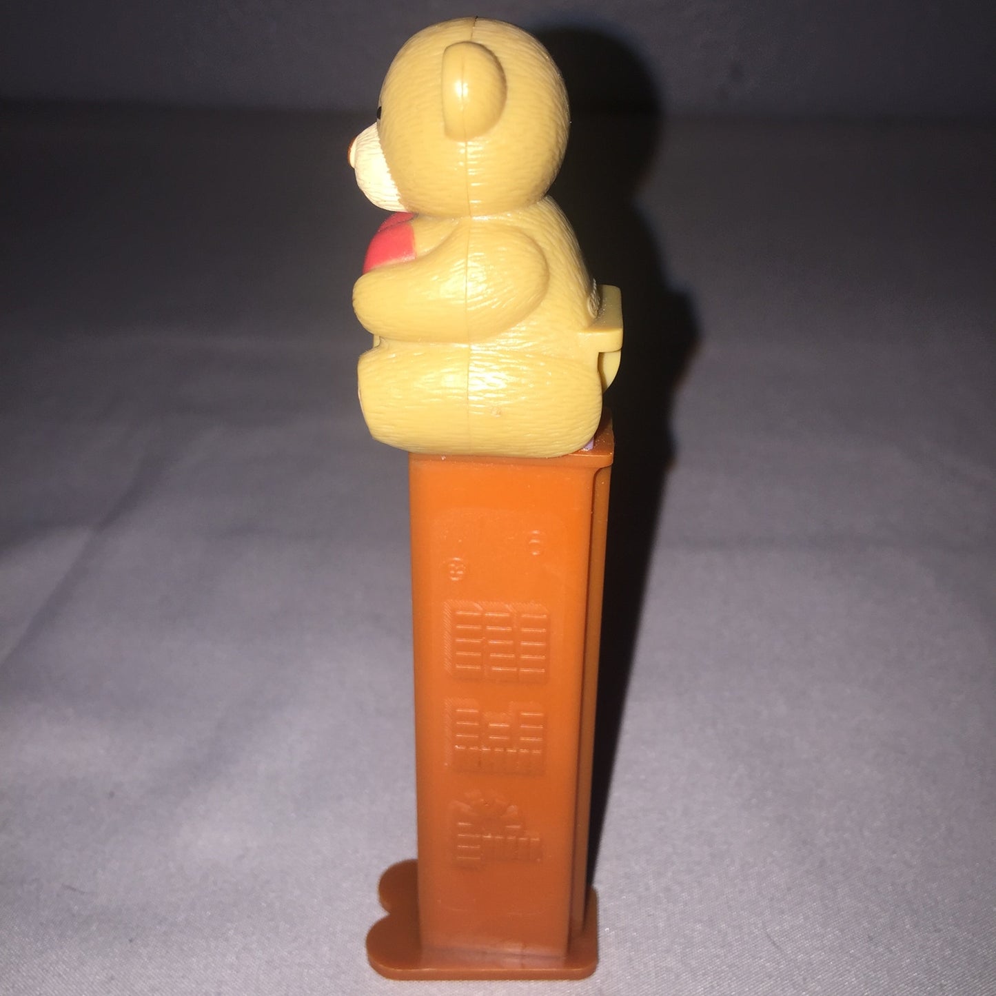 Love Heart Teddy Bear Collectible Pez Dispenser Valentine's VDay Used Good Shape