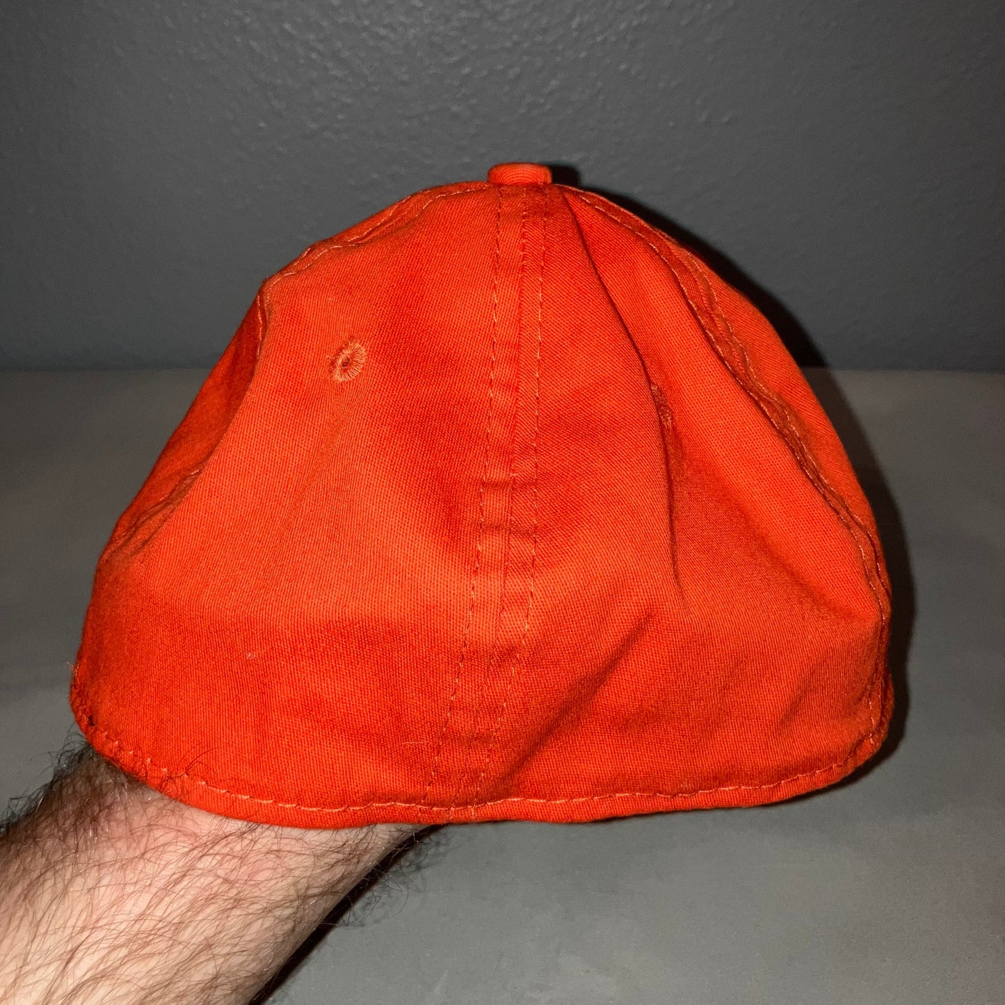 Scorpion Lacrosse Orange Ball Cap Hat 2012 New Era Small - Medium 39Thirty *Used