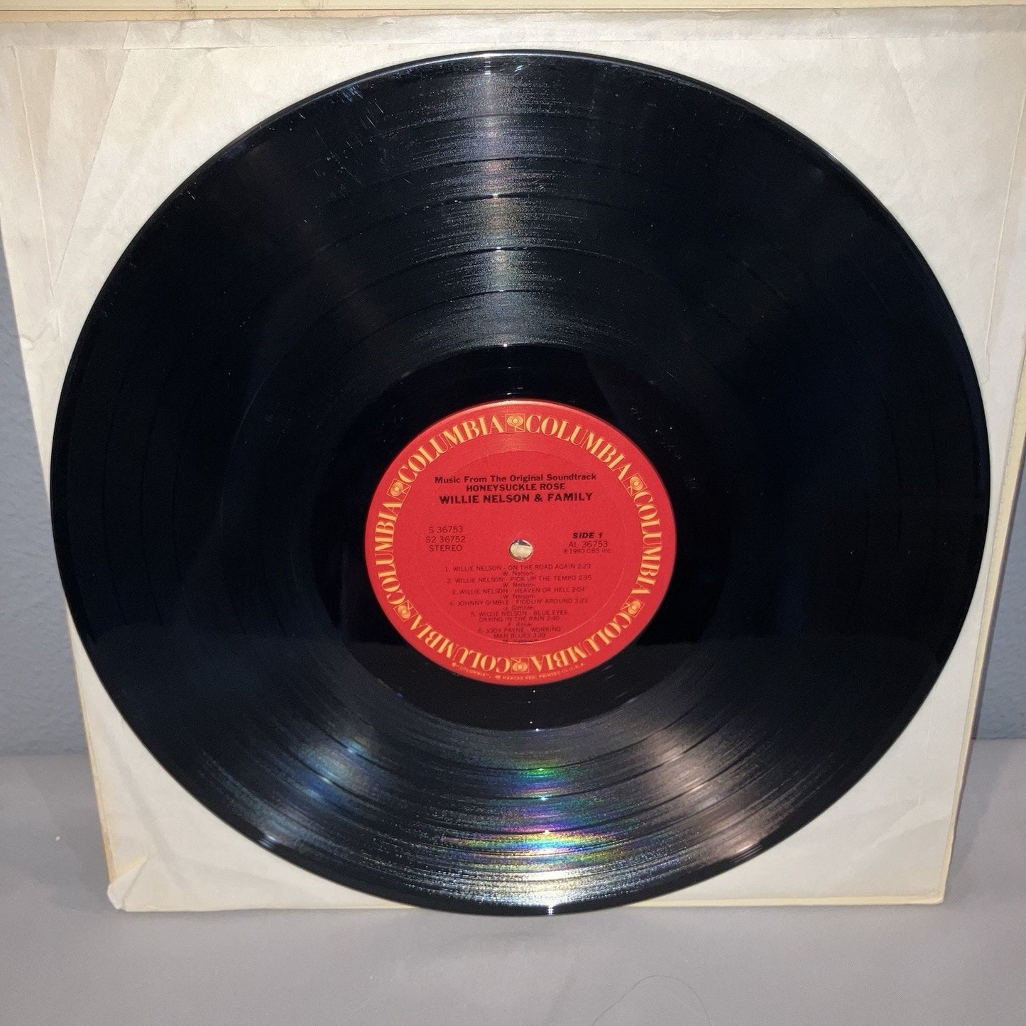 Vinyl Record Willie Nelson Red Headed Stranger / Honeysuckle Rose Soundtrack Lot