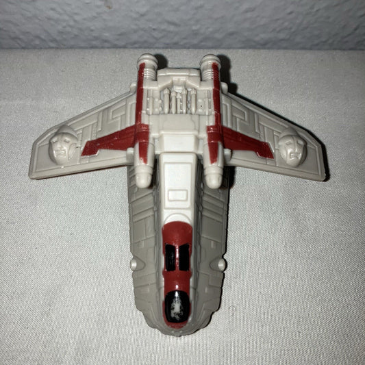 Star Wars Republic Launcher Gunship 2010 McDonald’s FF Toy *Missing Back Piece