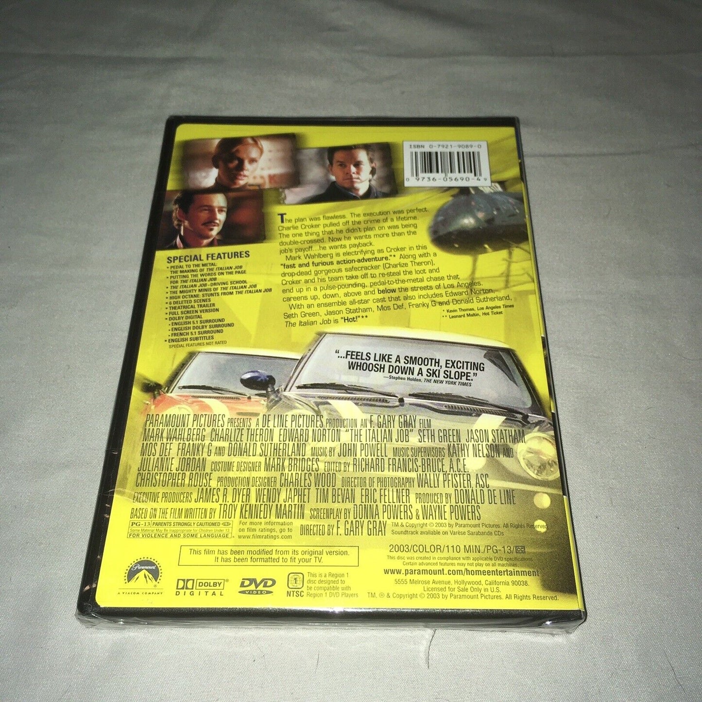 Dvd Sealed New Nwt The Italian Job Special Collector’s Full Screen Edition Movie