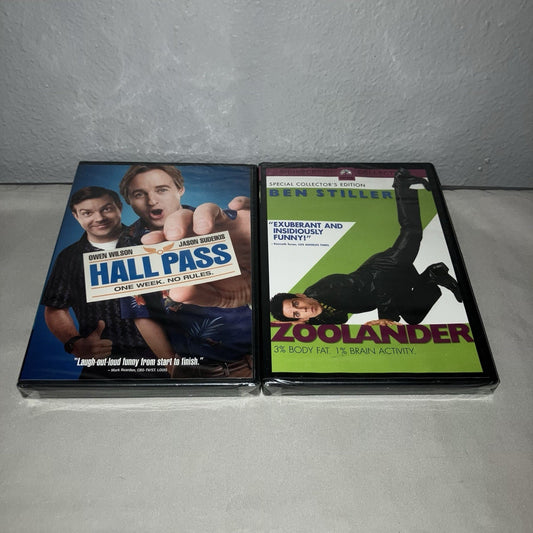 Dvd Sealed New Nwt Hall Pass / Zoolander Ben Stiller Owen Wilson 2011 Widescreen