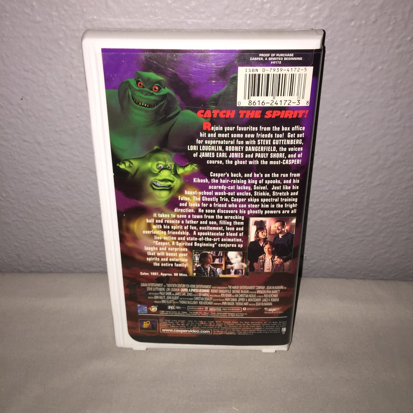 Vhs Used Casper A Spirited Beginning Tape Dangerfield Shore James Earl Jones