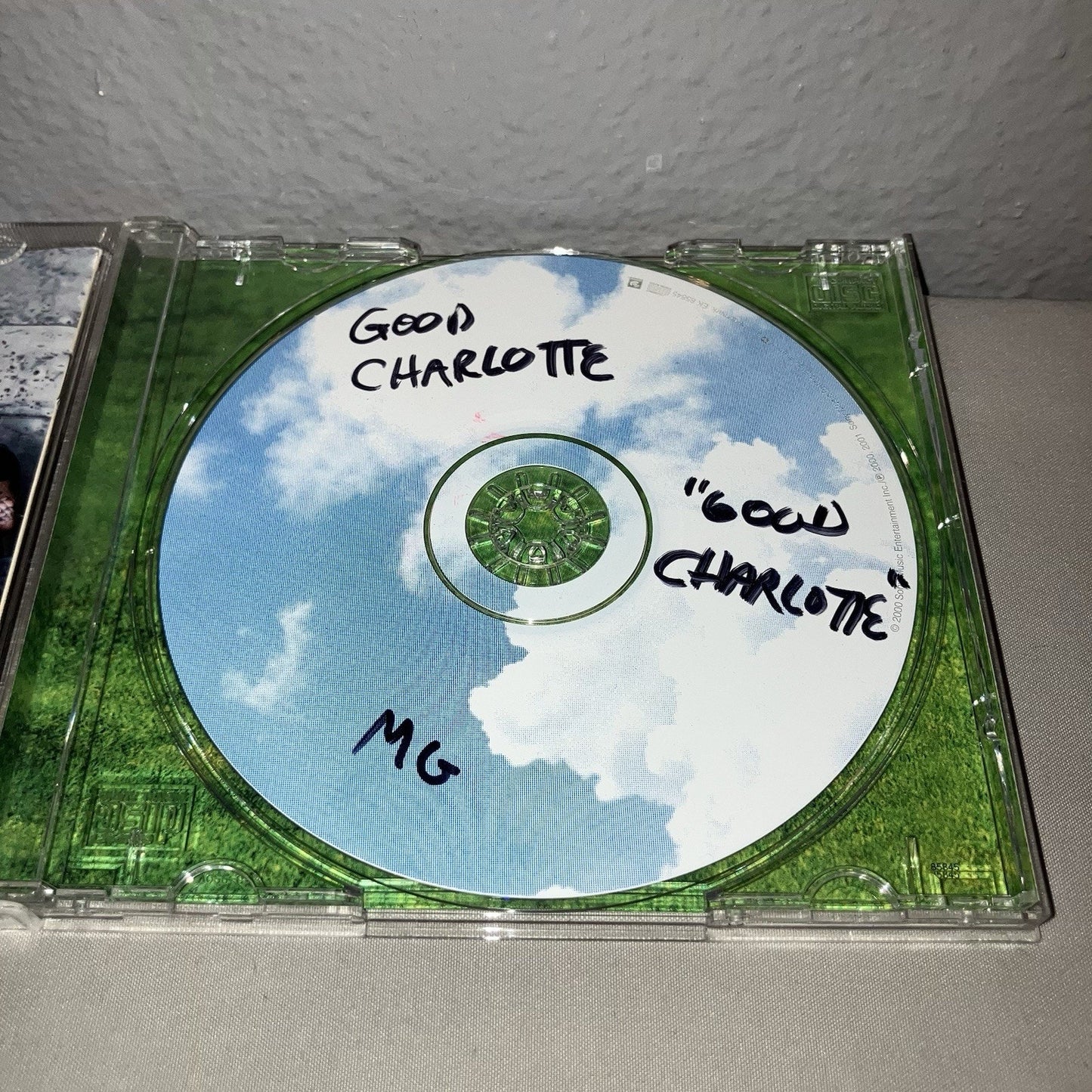 Cd Used Good Charlotte Self-Titled Album From 2001 Punk Scratched Disc But Works
