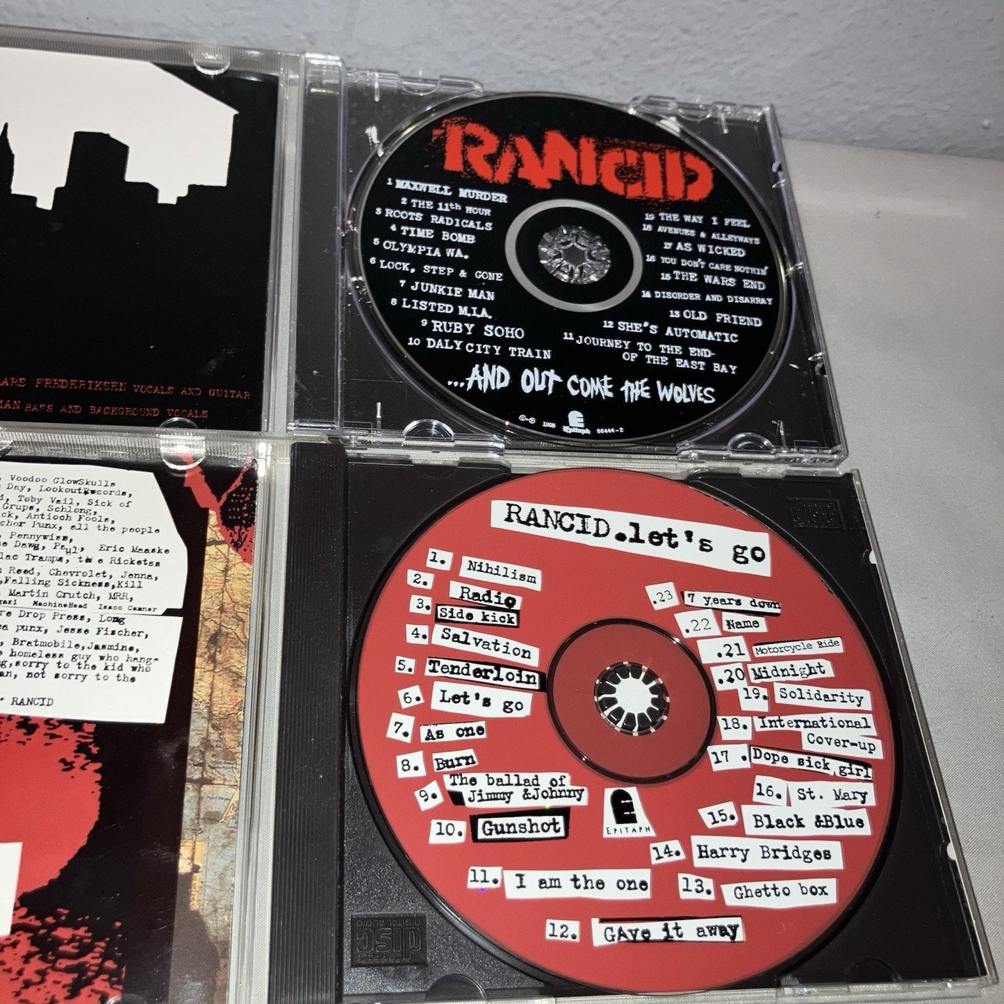 Cd Used Rancid And Out Come the Wolves / Let’s Go / Life Won’t Wait Lot See Pics