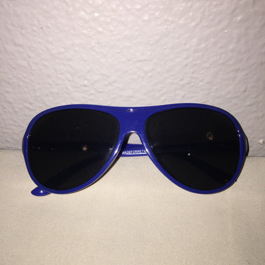 Children's Kid's Blue Aviator Sunglasses Sun Glasses *Used In Good Condition*