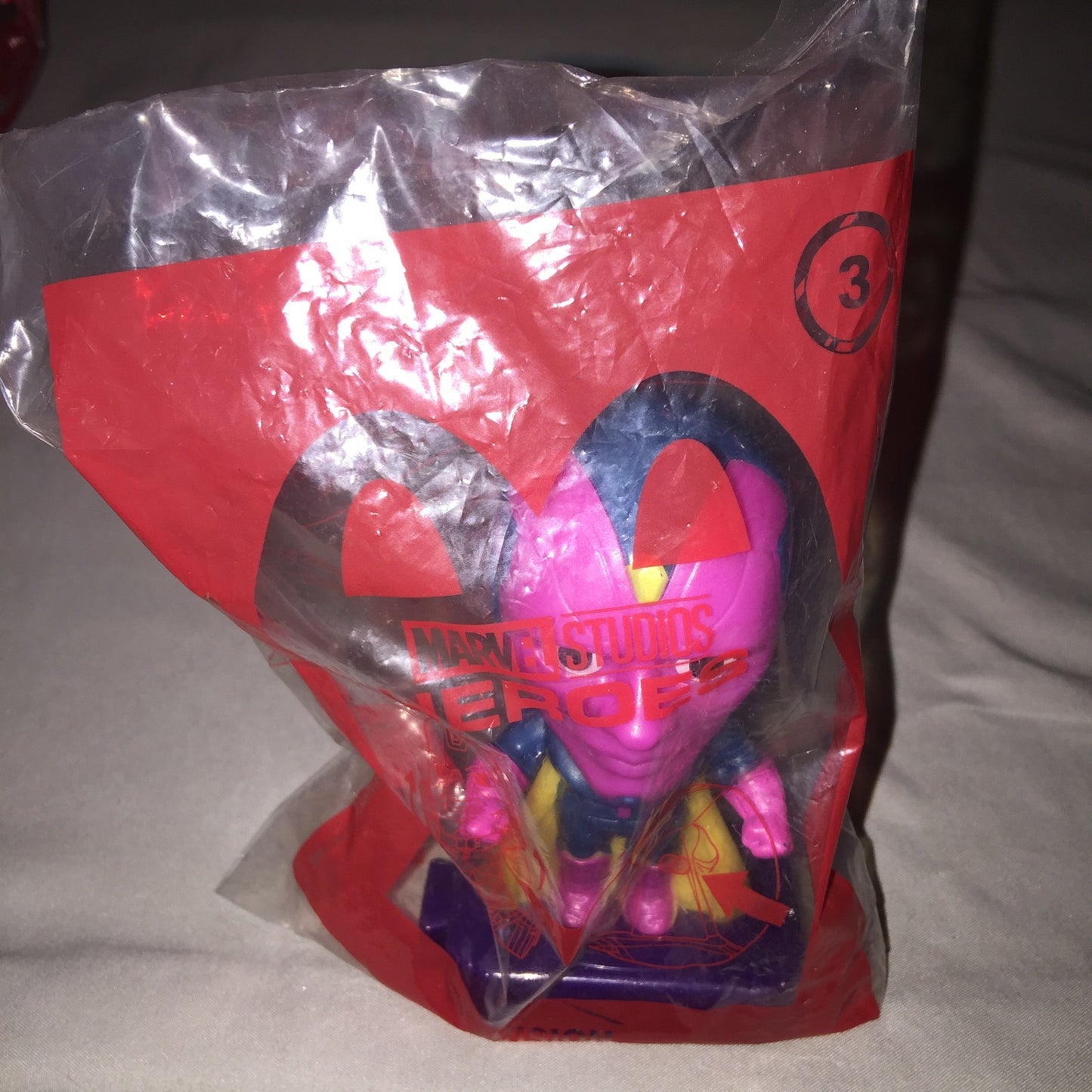 Marvel Studios Heroes Wasp #1 Vision #3 Hulk #6 Black Widow #9 McDonald's FF Toy