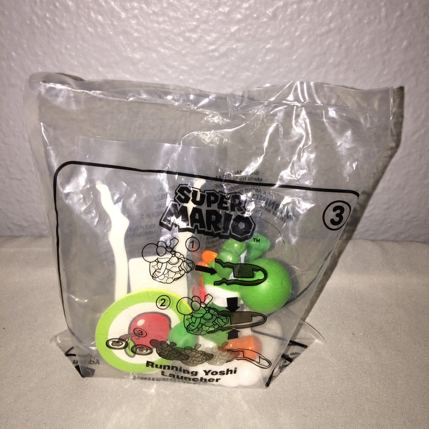 New 2018 Running Yoshi Launcher / Yoshi Bingo Game McDonald's Figure FF Toy Lot