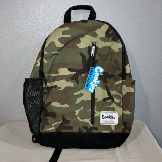 Bag New Nwt Cookies Camo Stasher Stash Smell Proof Adjustable Mmj 420 Backpack