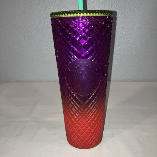 Starbucks "SHE x THIS” Shae Anthony Spring 2024 Jeweled Ombre Tumbler Venti 24oz