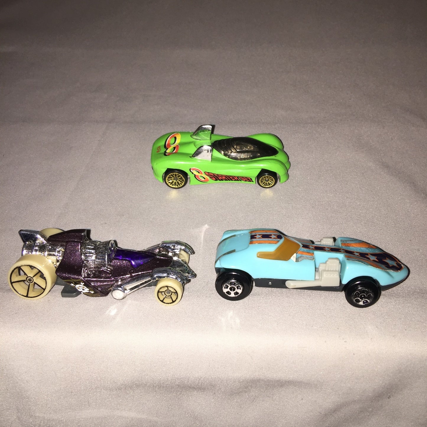 Hot Wheels 1995 Power Pipes / 2018 FYB42 Tur-boned Charged / 2019 Twin Mill Toy