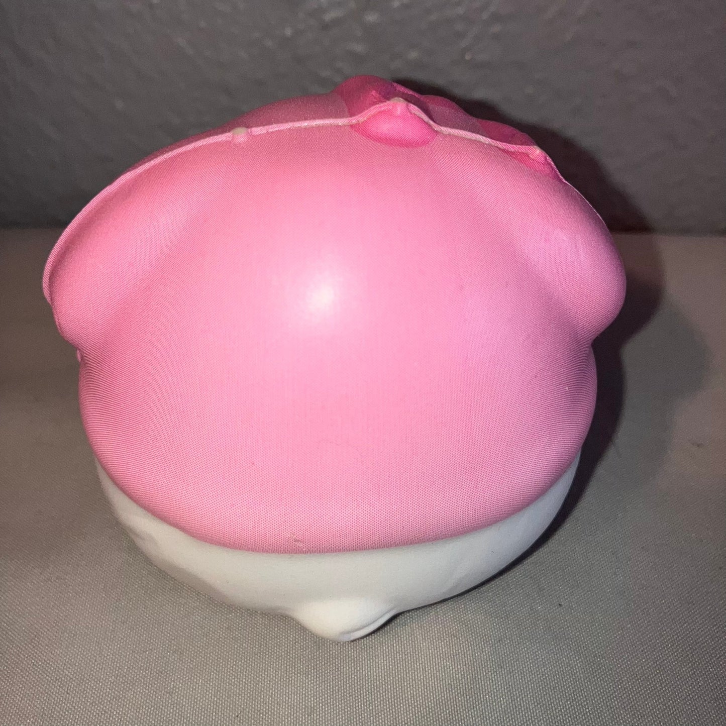 My Melody Sanrio Hello Kitty Pink White Stress Ball Toy Some Dent Lines No Rips