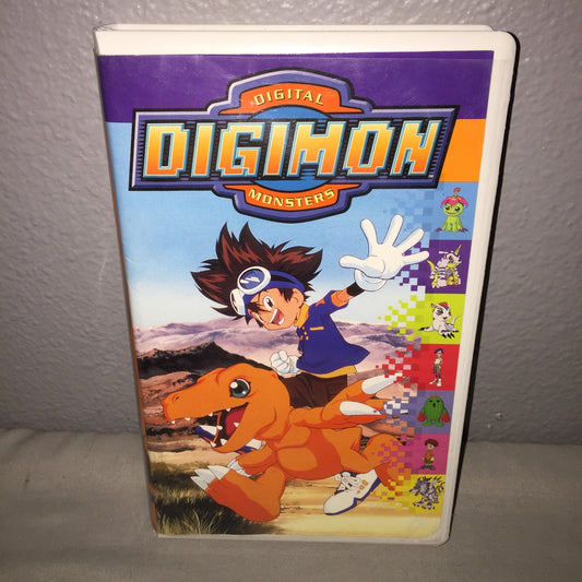 Vhs Used Digimon Season 1 Volume 1 Fox Kids *Replacement Case Only No Vhs Tape*