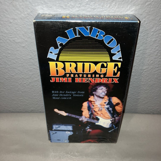 Vhs Used Jimi Hendrix Rainbow Bridge Concert 1990 Tape Works Box Still Wrapped