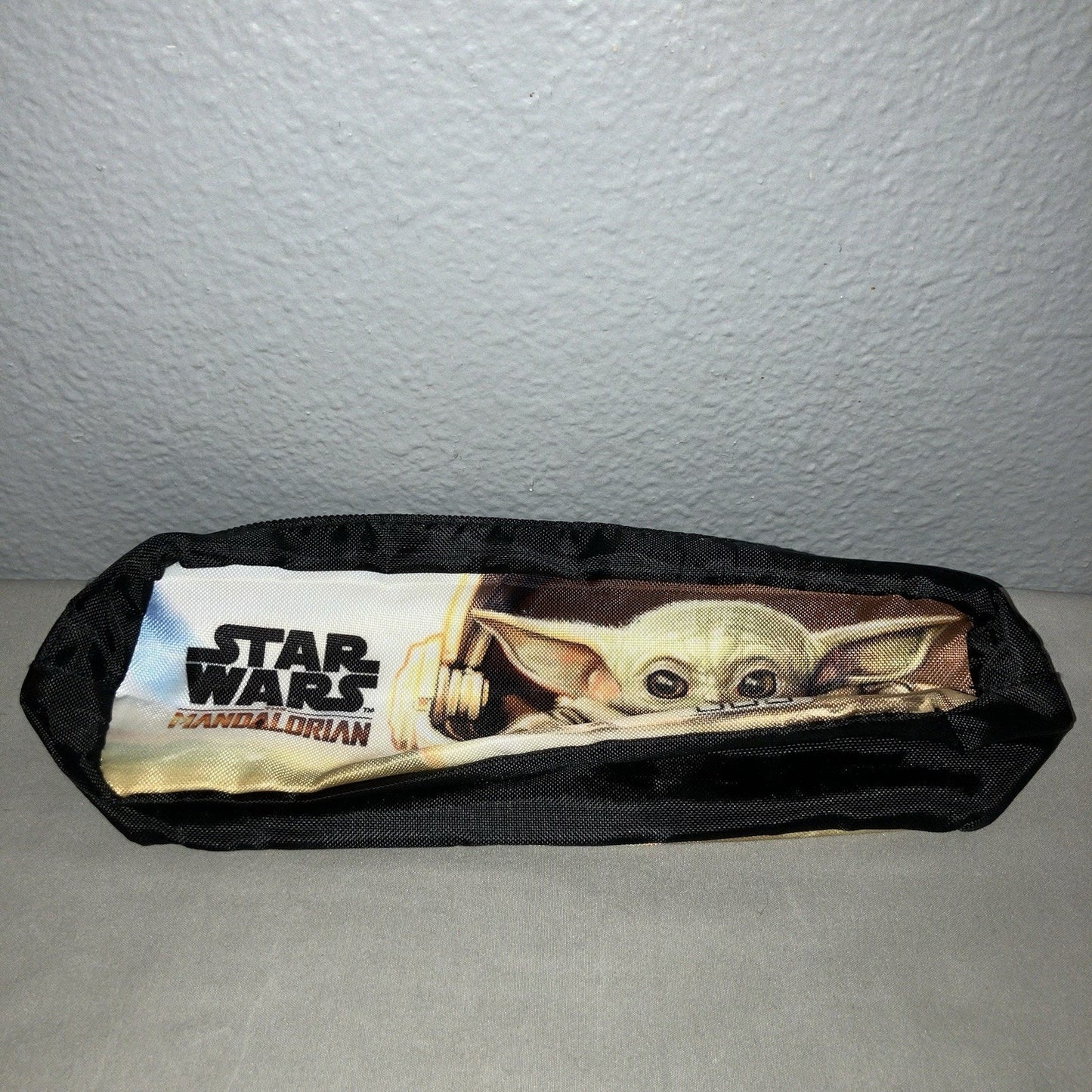 Star Wars The Mandalorian Grogu Baby Yoda Full Size Pencil Case *Lightly Used*