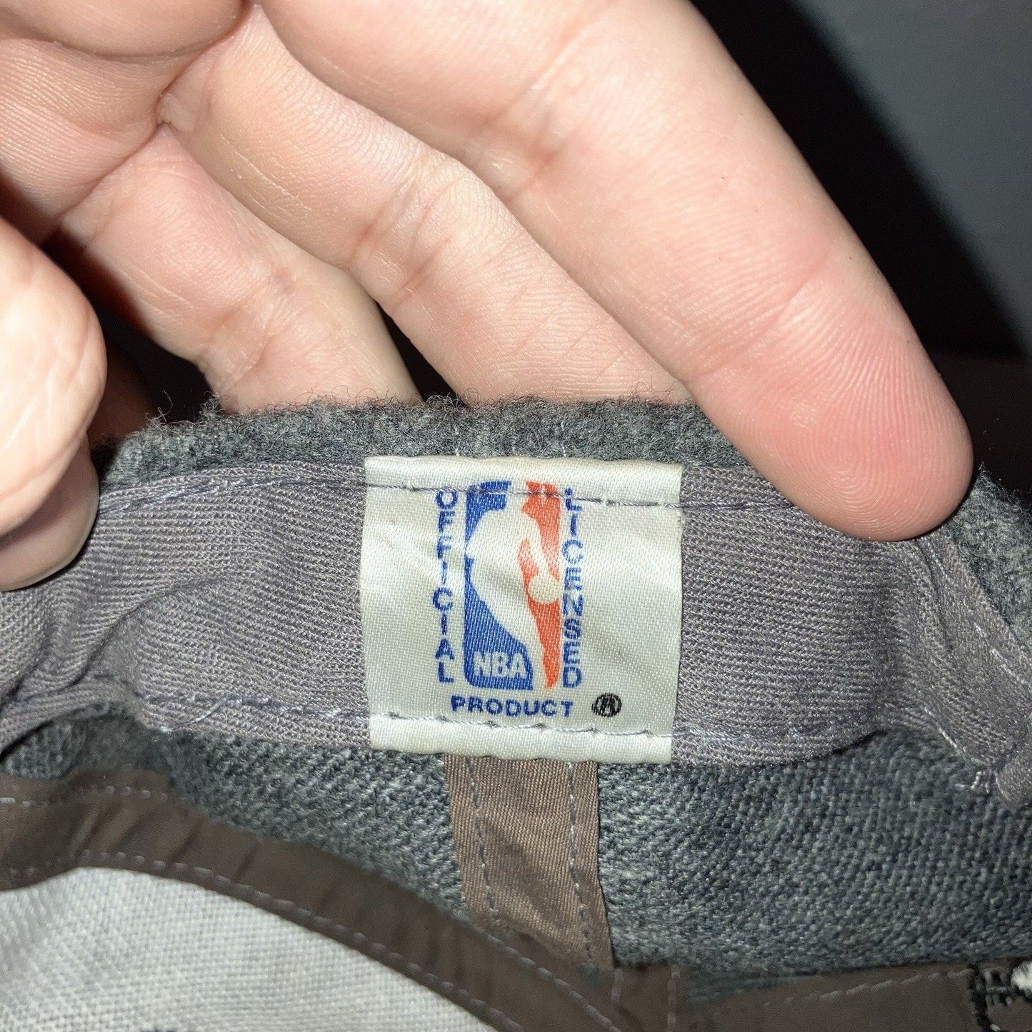 Orlando Magic Vintage Wool Hat Cap Sports Specialties Black Gray Strap Back Used