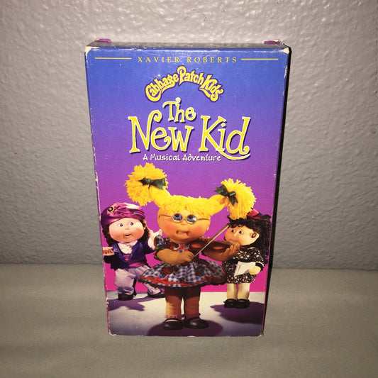 Vhs Used Cabbage Patch Kids The New Kid A Musical Adventure Single Tape Bmg