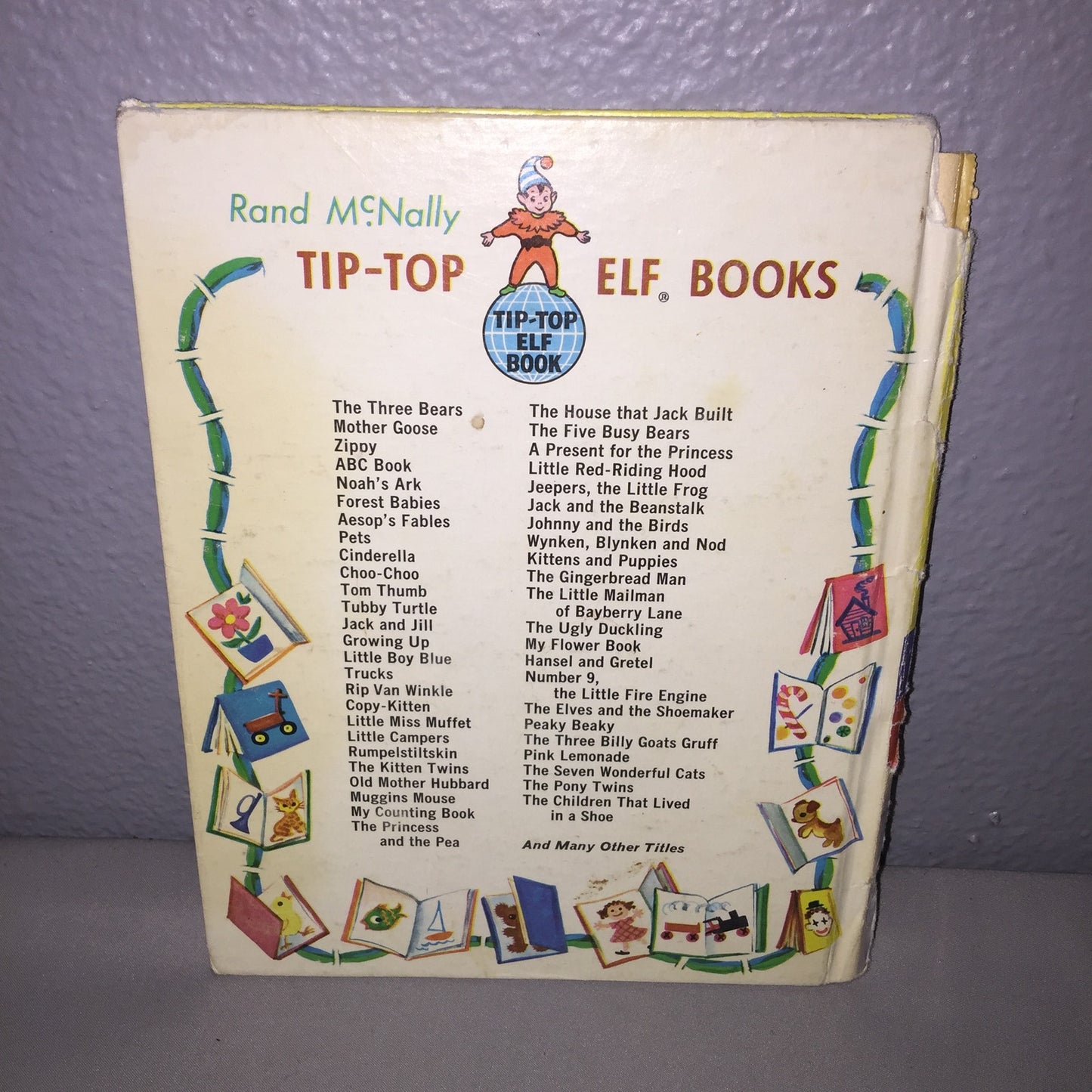 The Story Of Our Flag 1960's A Rand McNally Book Tip-Top Elf Books *Damage*