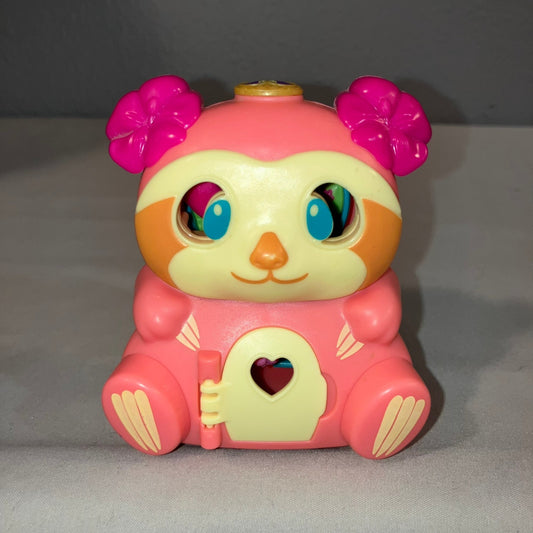 Polly Pocket Flip And Find Sloth Compact Playset *W Original Doll But No Sloth*