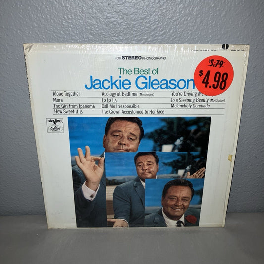 Vinyl Record Jackie Gleason The Best Of 1968 Comedy LP Capitol Used But Works
