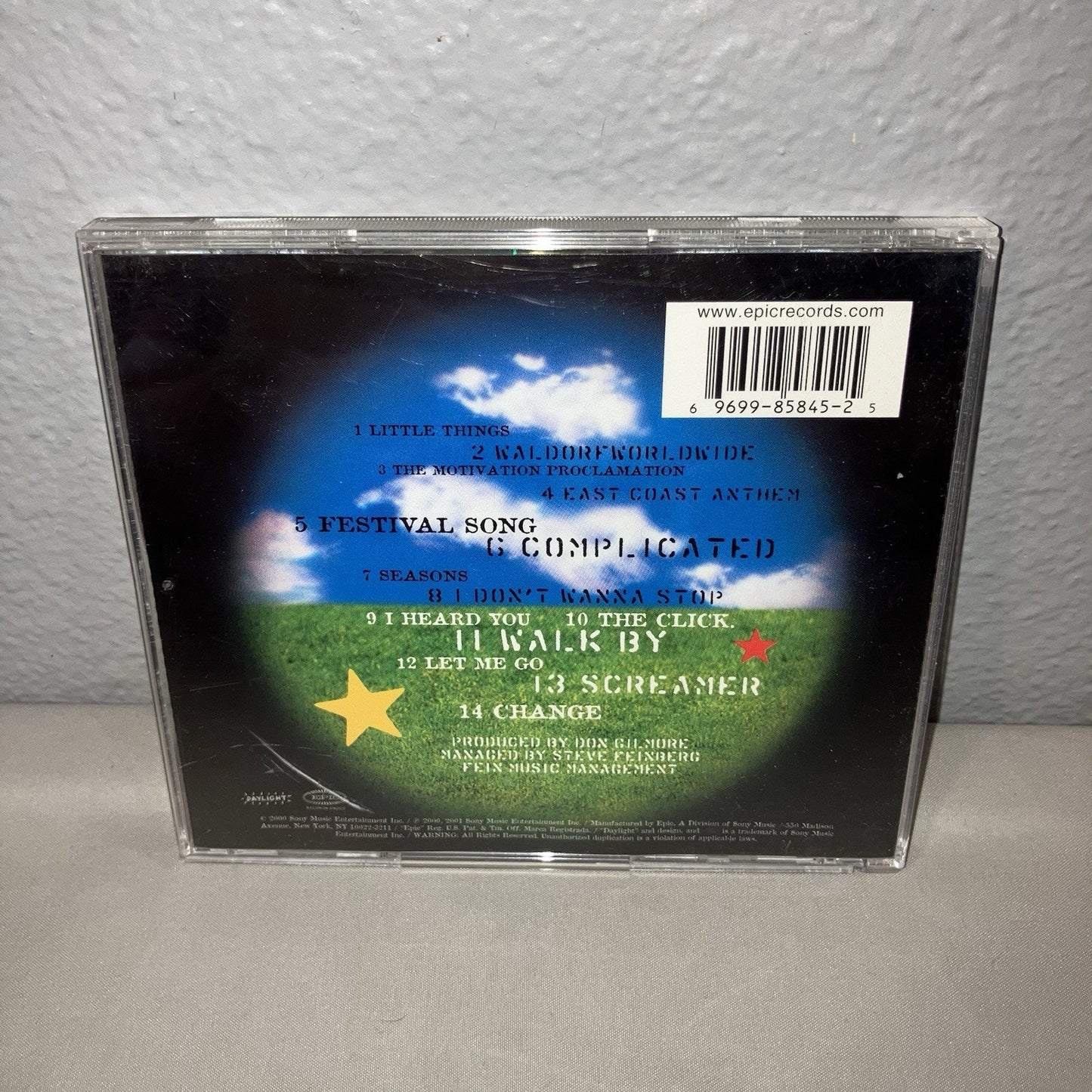 Cd Used Good Charlotte Self-Titled Album From 2001 Punk Scratched Disc But Works