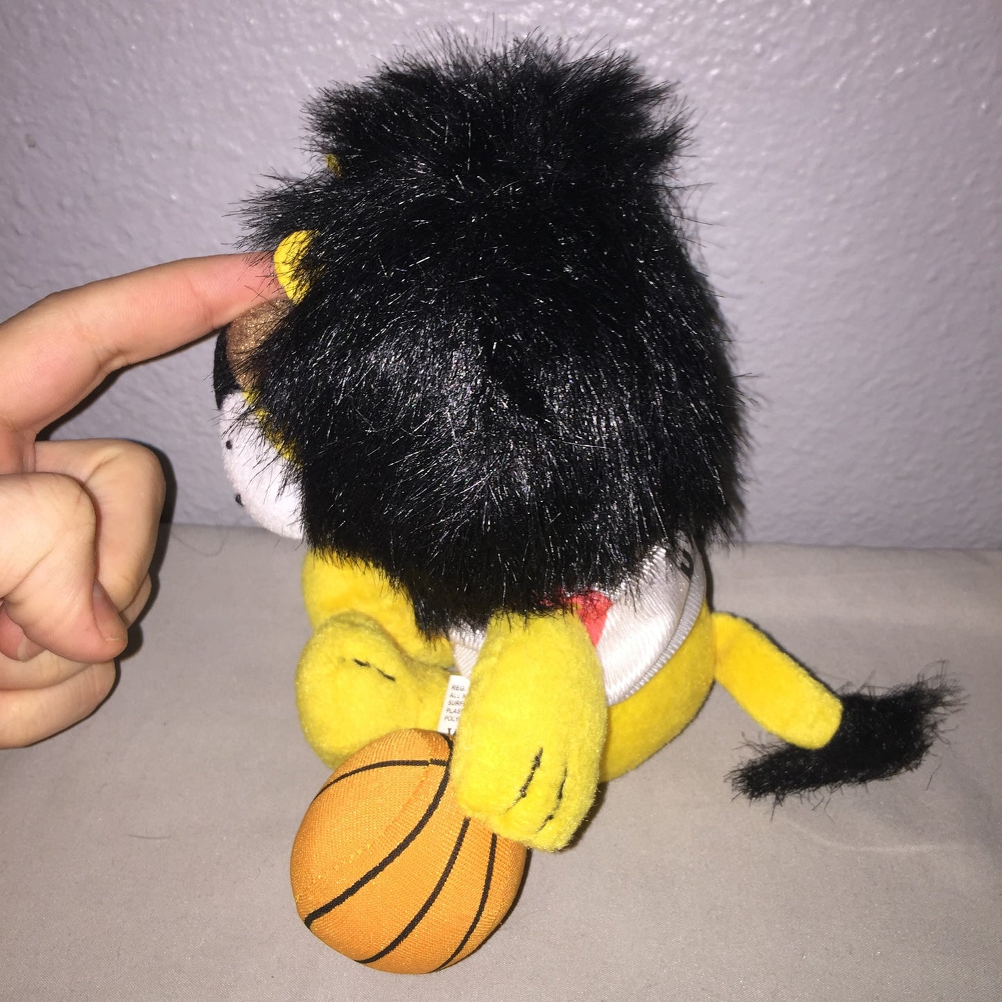 Chicago Bulls Hubert Lion 8" Bmo Harris Bank Stuffed Animal Plush Used Good Cond