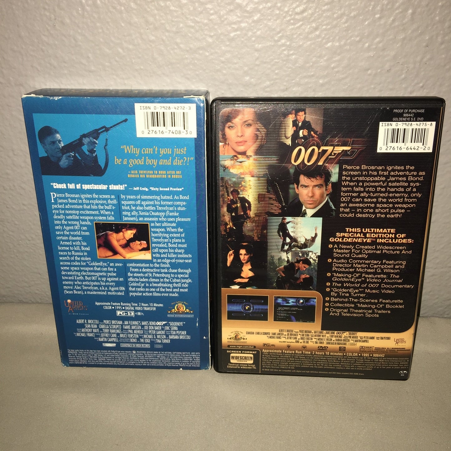 Dvd / Vhs Used 007 James Bond Goldeneye Special Edition Lot *Disc Near Perfect*