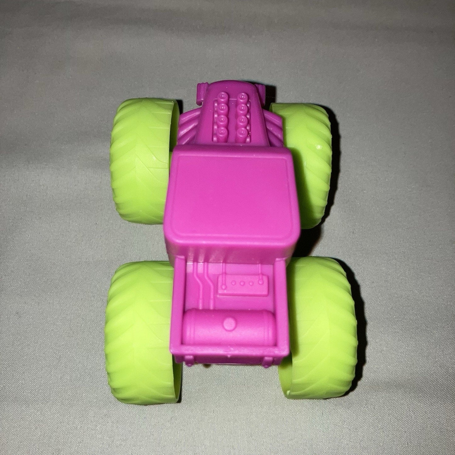 Pink Monster Truck Green Wheels Sonic Wacky Pack Meal FF Toy Maybe Grave Digger