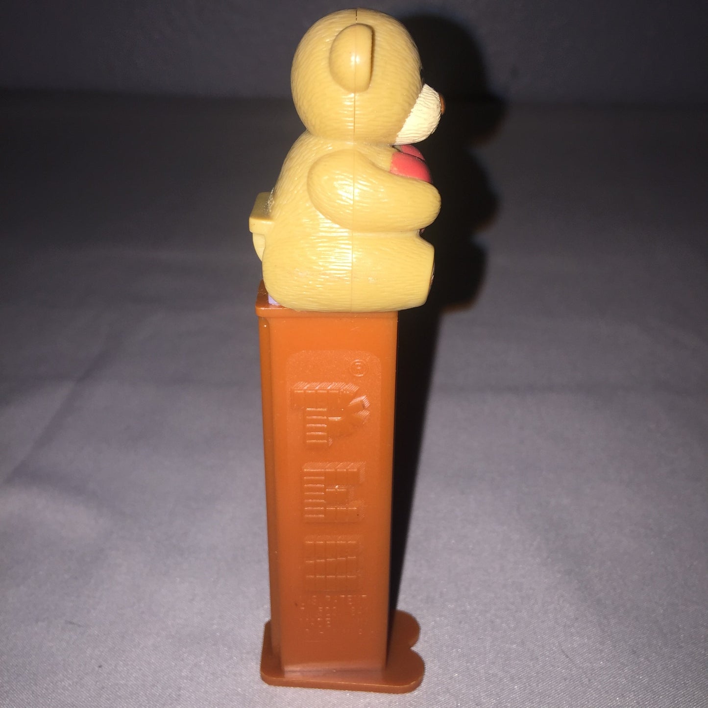 Love Heart Teddy Bear Collectible Pez Dispenser Valentine's VDay Used Good Shape
