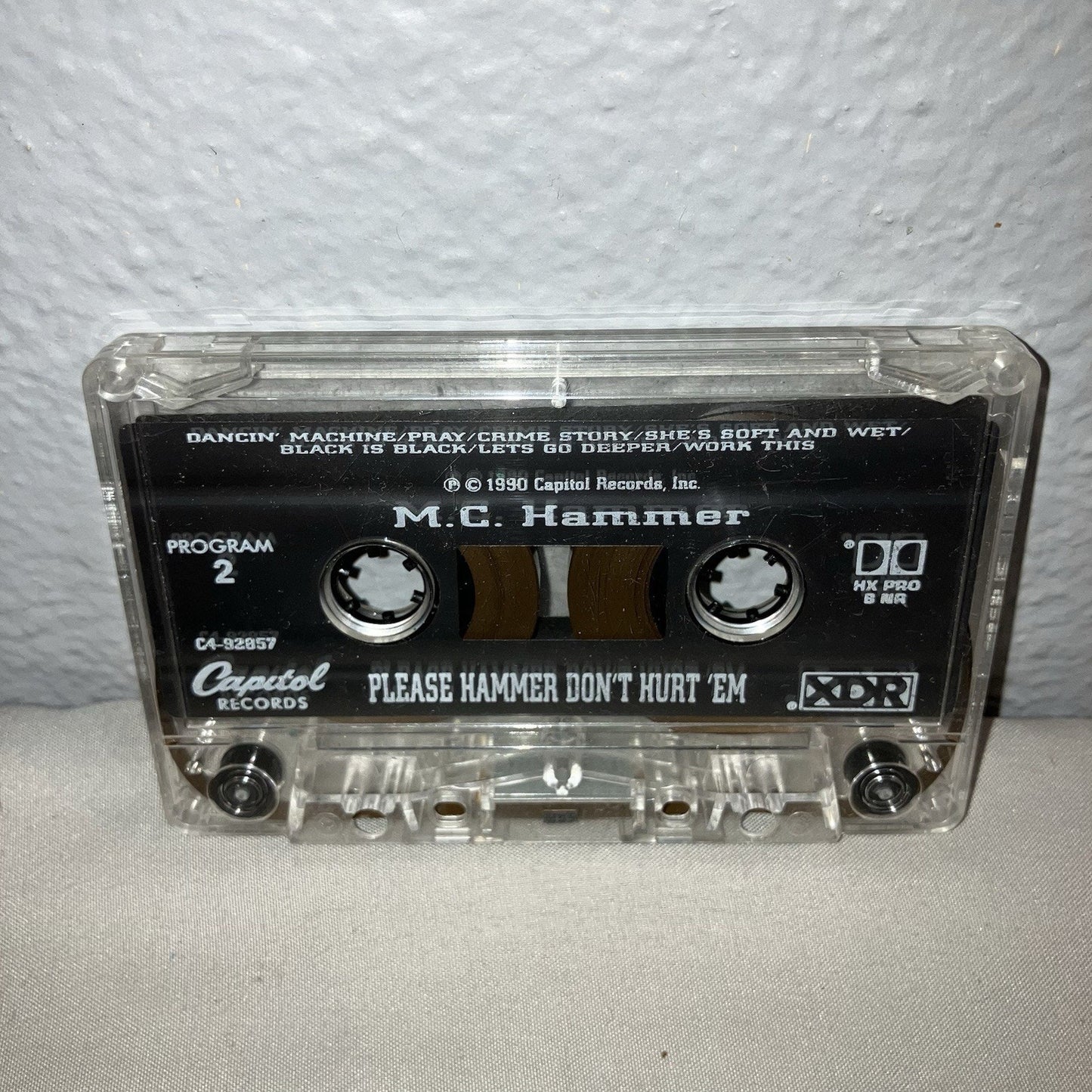 Tape Used MC M.C. Hammer Please Hammer Don't Hurt 'Em Cassette Tape Rap Hip Hop