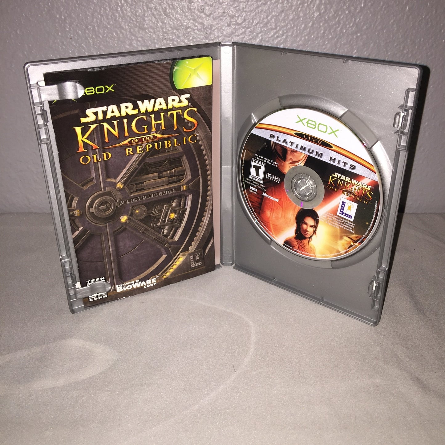 Xbox Star Wars Knights of the Old Republic / The Clone Wars / Tetris Tested Used