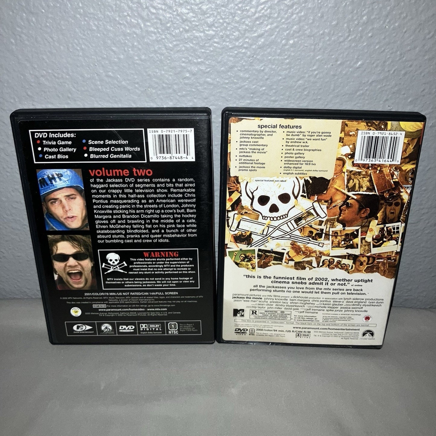 Dvd Used Jackass Volume Two / The Movie Widescreen Special Collector’s Edition